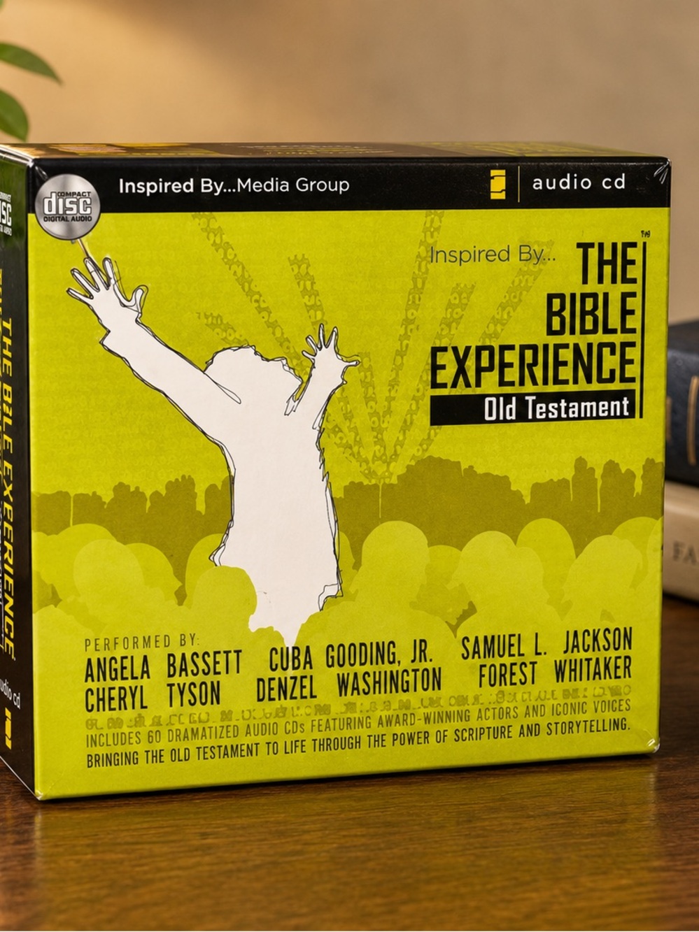 The Bible Experience" Old Testament 60 CD set performances various celebrities